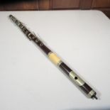 Mahogany and ivorine flute
