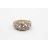 9ct Gold Diamond Openwork Knot Ring (3.5g) size M