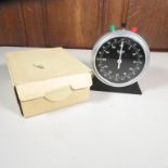 HEUER desk stopwatch 7" high in original box