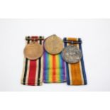 WW1-GV Medal Group Australian Pair 3687 Pte W. Spaven 20 Bn AIF & Police Medal // In antique