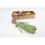 Vintage Boxed Wonky Toys SS Cowboy Marionette PELHAM PUPPET With Lead Hands // (NOT ORIGINAL ARMS &