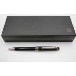 MONTBLANC Meisterstuck Black Ballpoint Pen / Biro WRITING In Original Box // MONTBLANC