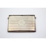 Antique 1916 Chester STERLING SILVER Envelope Design Calling Card Case (38g) // w/ Engraved