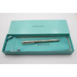 TIFFANY & CO. .925 Sterling Silver Ballpoint Pen / Biro w/ Original Box (19g) // UNTESTED Length -