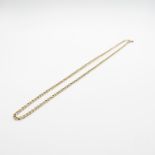 9ct necklace 50cm long 2.8g