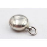 Antique Victorian 1887 Birmingham STERLING SILVER Sovereign Vinaigrette (20g) // Maker -