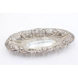 Antique Victorian Hallmarked 1876 Birmingham STERLING SILVER Vanity Tray (81g) // Maker - Henry