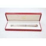 CARTIER Paris Silver Plated Ballpoint / Rollerball Pen - 409402 Boxed (19g) // UNTESTED In