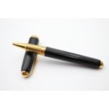 CARTIER Paris Black & Gold Plate Ballpoint / Rollerball - 045237 // UNTESTED In previously owned