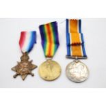 3 x WW1 Medals Named 1914-15 Star E. Ward ABRN, War E. Evans RNR, Victory RA // WW1 Medals Named