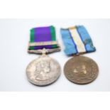 ER.II, CSM, Borneo & UN Medal Pair CSM Named YH263958 SAC D.C. Mahony RAF // ER.II, CSM, Borneo & UN