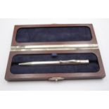 Vintage .925 STERLING SILVER Yard O Led Ballpoint Pen / Biro WRITING (22g) // In vintage condition