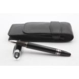 MONTBLANC Meisterstuck Black Rollerball Pen WRITING HD1266409 Cased // In previously owned condition