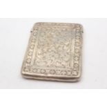 Antique Victorian Hallmarked 1881 Chester Sterling Silver Calling Card Case 69g // w/ Blank