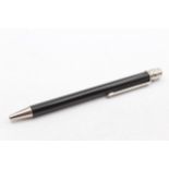 CARTIER Black & Chrome Ballpoint Pen / Ballpoint - B154443 // UNTESTED In previously owned condition