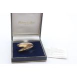 2001 London Sterling Silver Decorative Mussel Shell Boxed (21g) // Maker - Unidentifiable Diameter -