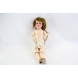 S.F.B.J. 1899-1910 French "Eden Bebe" Bisque Head Blue Eye Composition Body Doll // #60 (SOME