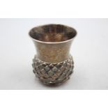 Vintage Hallmarked 1995 Edinburgh Sterling Silver Pineapple Drinking Cup (127g) // Maker -