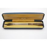 YARD O LED Stamped .925 Sterling Silver Ballpoint Pen / Biro In Original Box 26g // w/ Personal