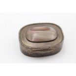 Victorian Hallmarked 1898 Edinburgh Sterling Silver Trinket / Snuff Box (46g) // Maker -