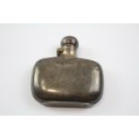 Antique Hallmarked 19116 Sheffield Sterling Silver Gents Pocket Hip Flask (40g) // Maker - James