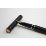 Vintage SHEAFFER Targa Matte Black Fountain Pen w/ 14ct Gold Nib WRITING // Vintage SHEAFFER Targa