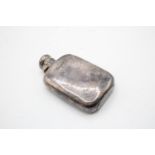 Antique Hallmarked 1913 Birmingham Sterling Silver Gents Hip Flask (76g) // Maker - Unidentifiable
