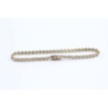 9ct Gold Diamond Bracelet (5.7g)