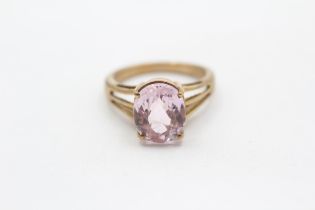9ct Gold Kunzite Cocktail Ring (4.8g) Size N