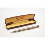 Yard O Led Hallmarked .925 Sterling Silver Propelling Pencil Writing Boxed (23g) // In vintage