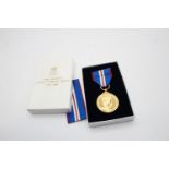 Boxed ER.II 2002 Golden Jubilee Medal & Certificate // In vintage condition Signs of age and use