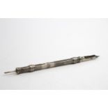 Antique S. Mordan & Co. .925 Sterling Silver Propelling Pencil Dipping Nib (14g) // w/ Personal