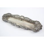 Antique Hallmarked 1901 Birmingham Sterling Silver Ladies Vanity Tray (74g) // Maker - Possibly -