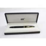 MONTBLANC Meisterstuck Black Rollerball Pen In Original Box - KP1069704 // Untested In previously