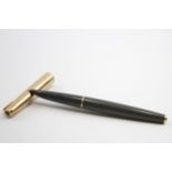 Vintage PARKER 61 Grey Fountain Pen w/ 14ct Gold Nib, Rolled Gold Cap WRITING // Vintage PARKER 61