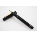 Omas Tokyo Black Rollerball Pen w/ Gold Plate Banding & Clip // Untested In previously owned