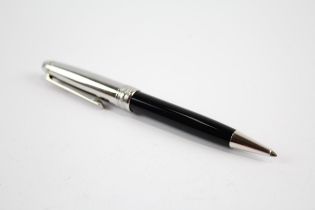 MONTBLANC Meisterstuck Black & Chrome Ballpoint Pen / Biro - Writing - HZ1423677 // In previously