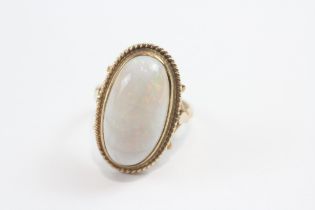 9ct Gold Opal Cocktail Ring (6.9g) Size O