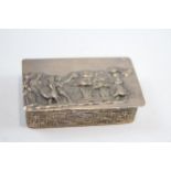 Vintage 1995 Import London Sterling Silver Figural Snuff / Trinket Box (31g) // Maker -