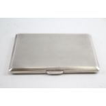 Vintage Hallmarked 1939 Birmingham Sterling Silver Cigarette Case (165g) // Maker - A Wilcox