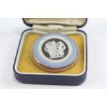 9ct Gold Vintage Wedgewood Brooch In Original Box (11.3g)