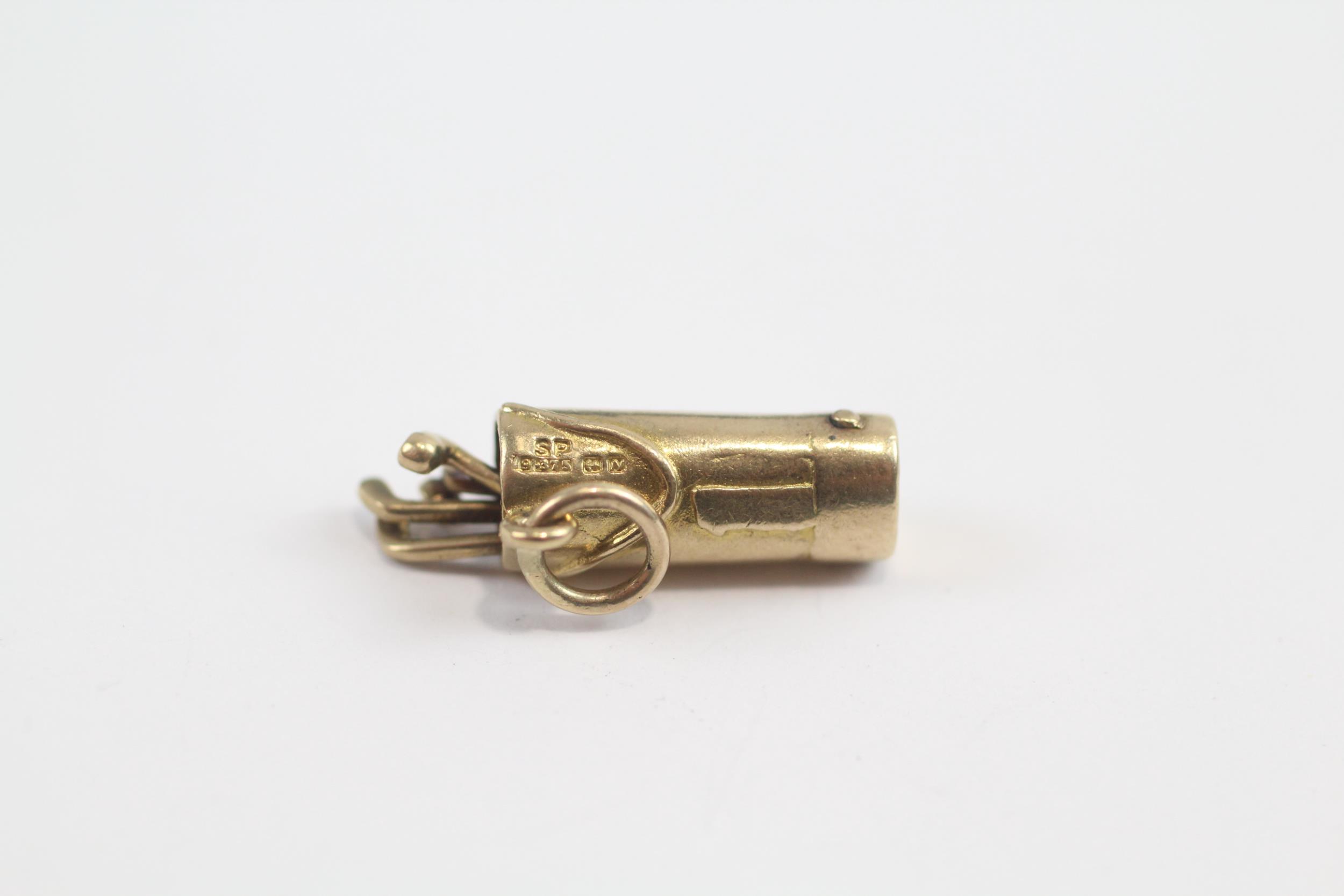 9ct Gold Vintage Gold Clubs In Bag Charm (2.3g) - Image 3 of 4