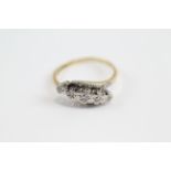 18ct Gold Diamond Five Stone Ring (2.8g) Size K