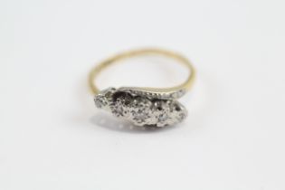 18ct Gold Diamond Five Stone Ring (2.8g) Size K