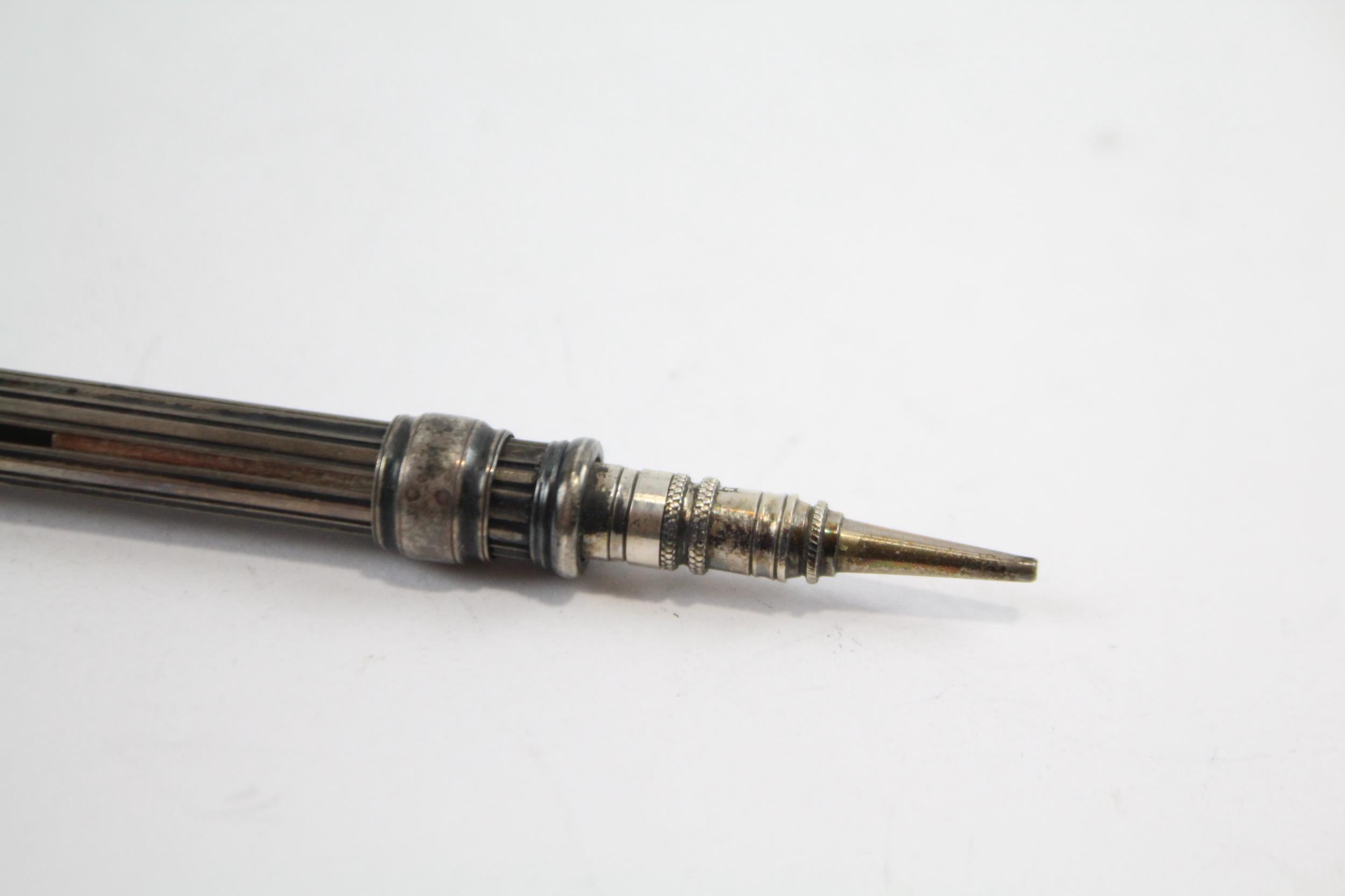 Antique / Vintage S Mordan & Co. .925 Sterling Silver Propelling Pencil (13g) // XRF TESTED FOR - Image 7 of 9