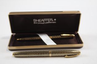 Vintage SHEAFFER Imperial Sovereign Fountain Pen w/ 14ct Gold Nib, Ballpoint Etc // w/ Matching