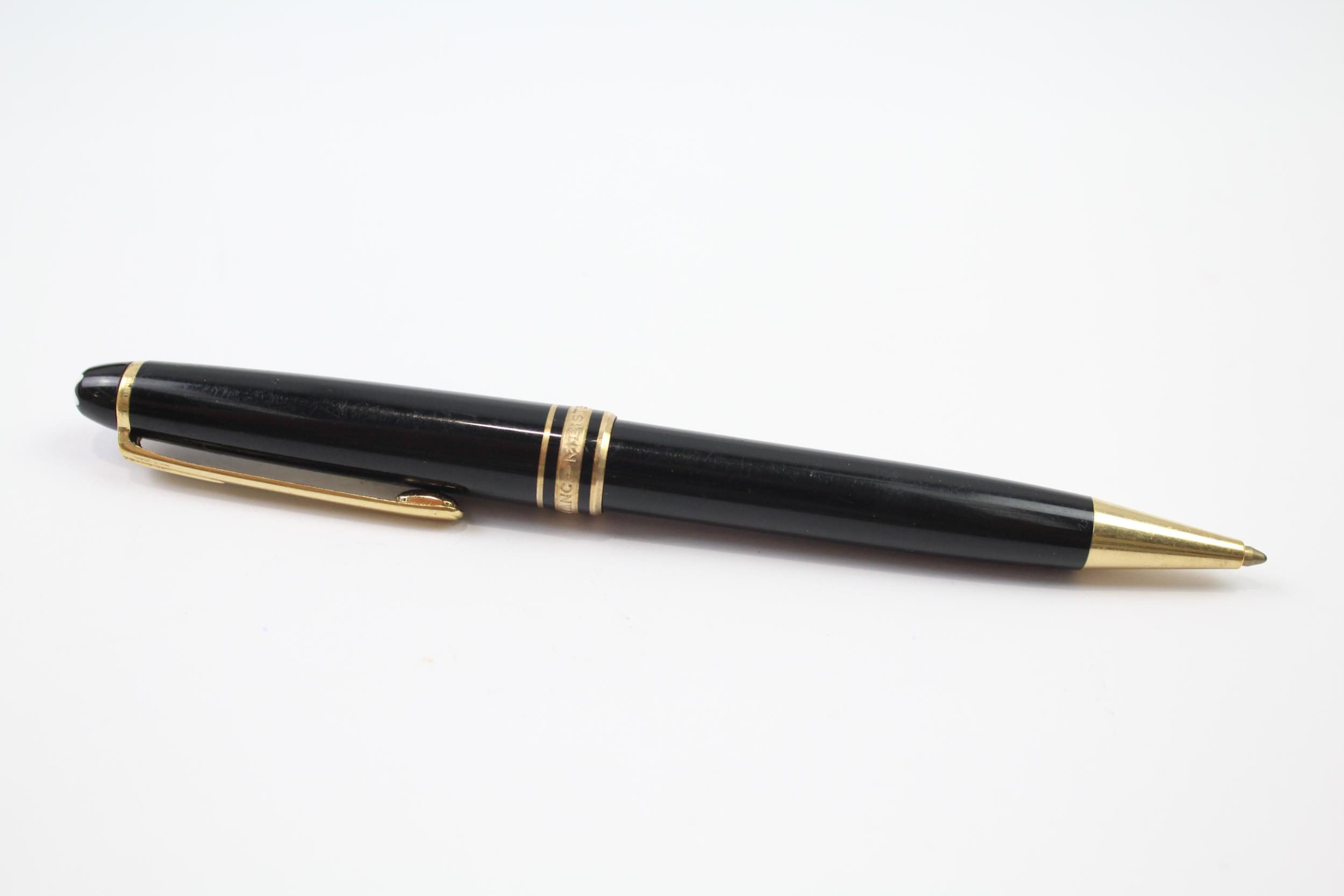 MONTBLANC Meisterstuck Black Ballpoint Pen / Biro WRITING - IH2040036 // WRITING In previously owned - Image 8 of 8