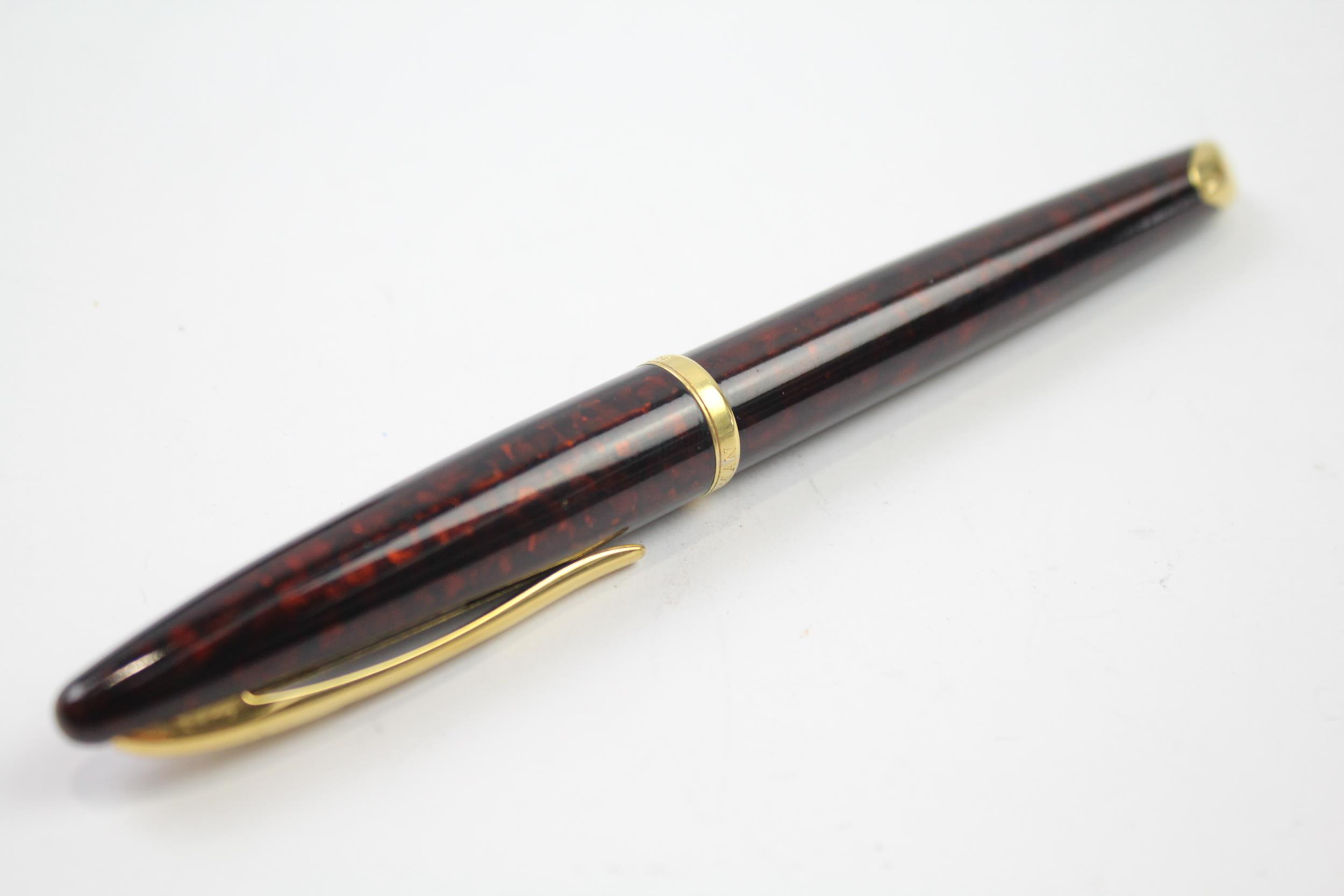 WATERMAN Carene Burgundy Lacquer Fountain Pen w/ 18ct Gold Nib WRITING // Dip Tested & WRITING In - Image 6 of 7