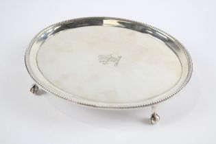 Antique Georgian Hallmarked 1826 London Sterling Silver Tray / Dish (164g) // Maker - Hestor Bateman