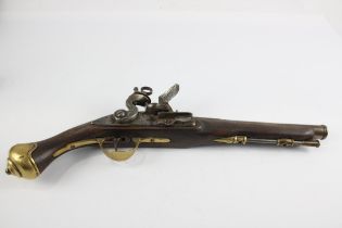 Replica Antique Flintlock Pistol // Replica Antique Flintlock Pistol In vintage condition Signs of